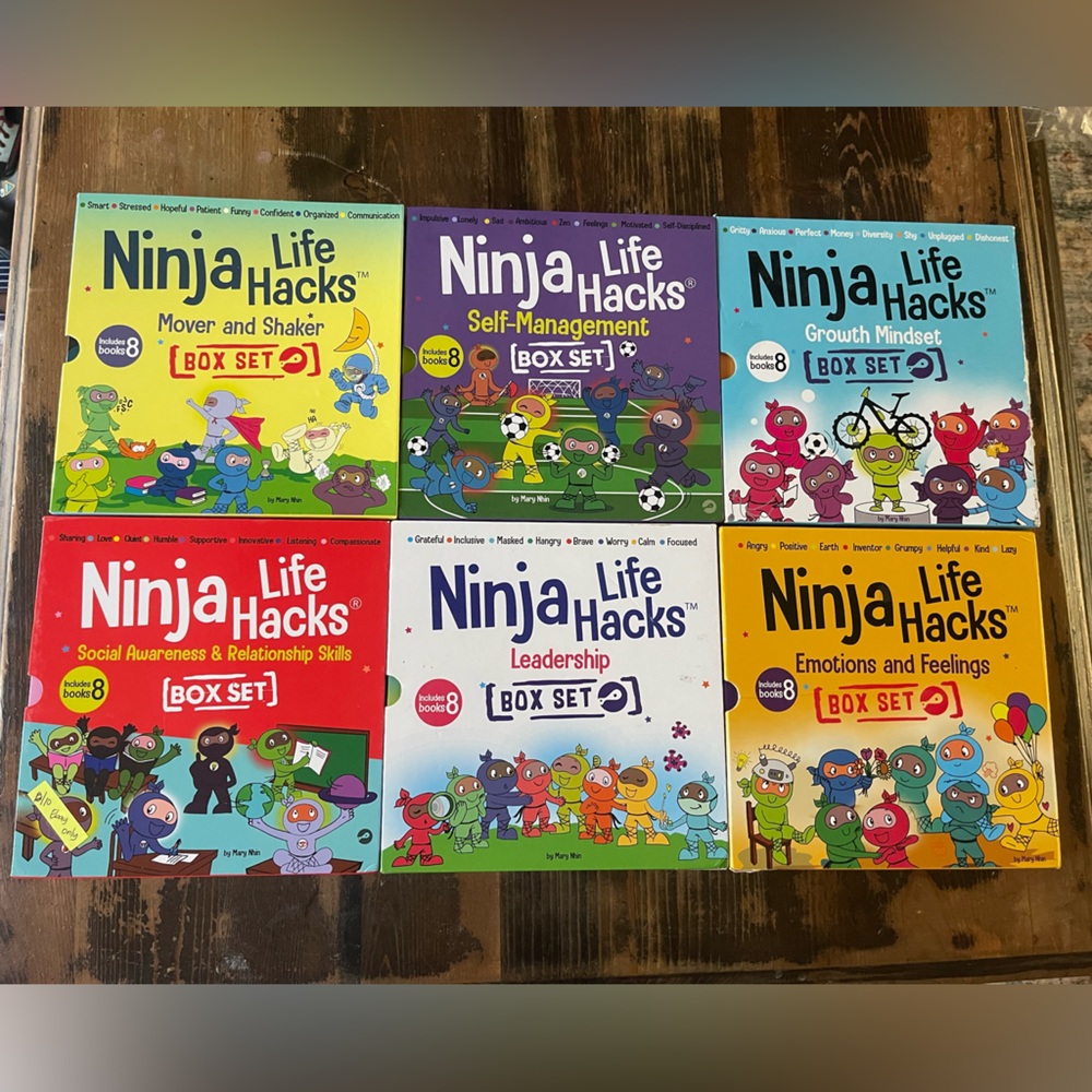 Ninja Life Hacks 6 Box Sets - 48 books! Social Skills - emotional intelligence